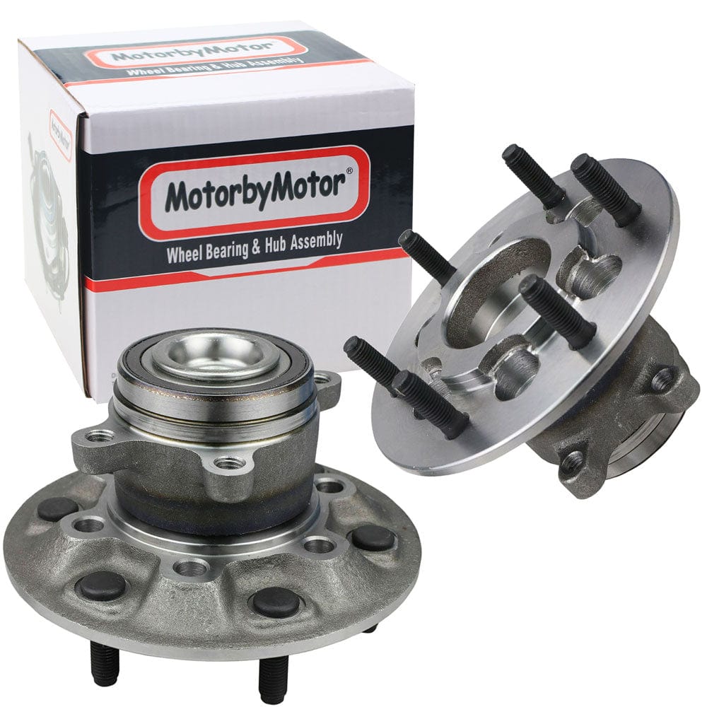 GMC Canyon Front Wheel Bearing Hub Assembly, 6 Lugs 2WD RWD w/ABS -- 515120 (2 Pack)