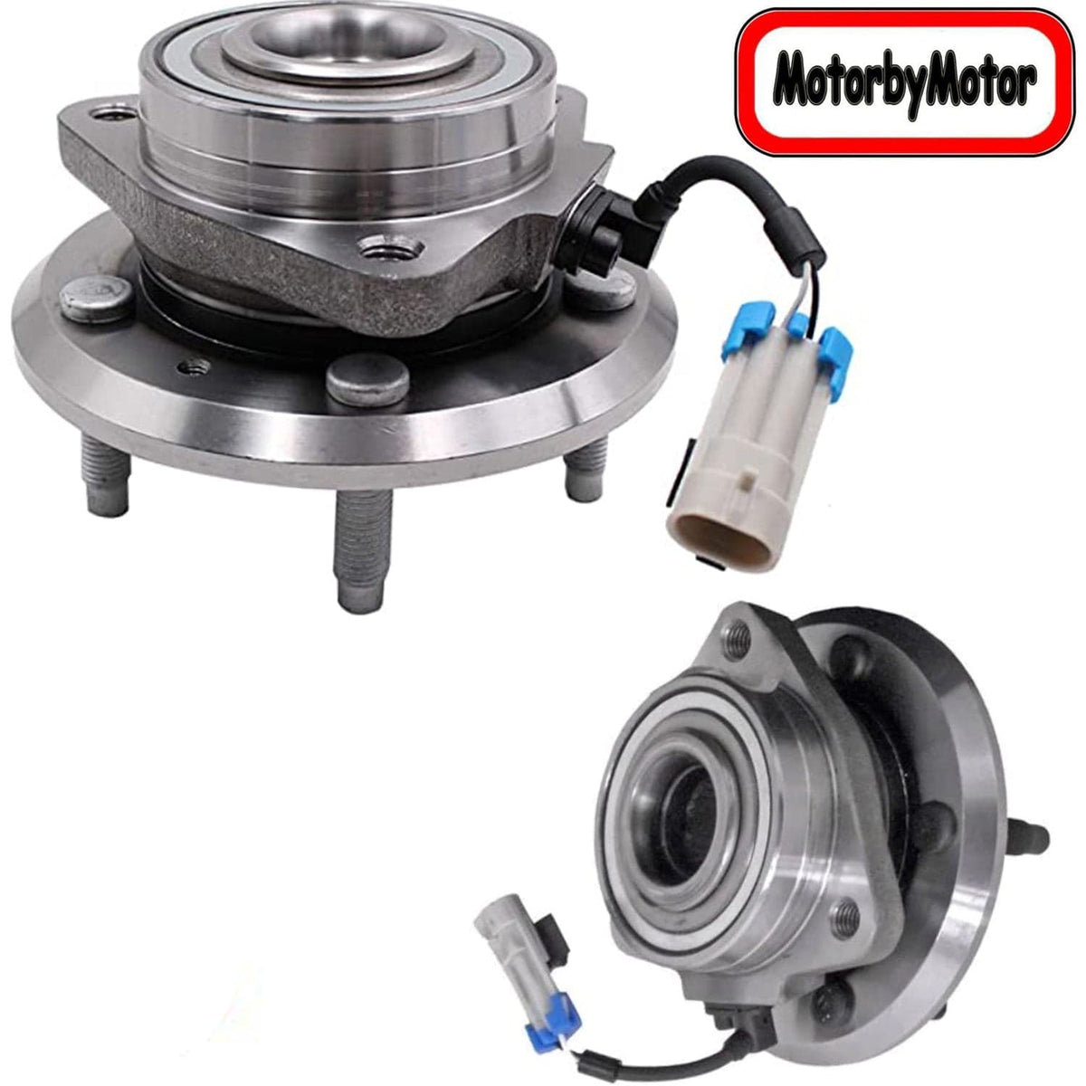 Chevrolet Equinox Front Wheel Bearing Hub Assembly, 5 Lugs w/ABS -- 513276 (2 Pack)