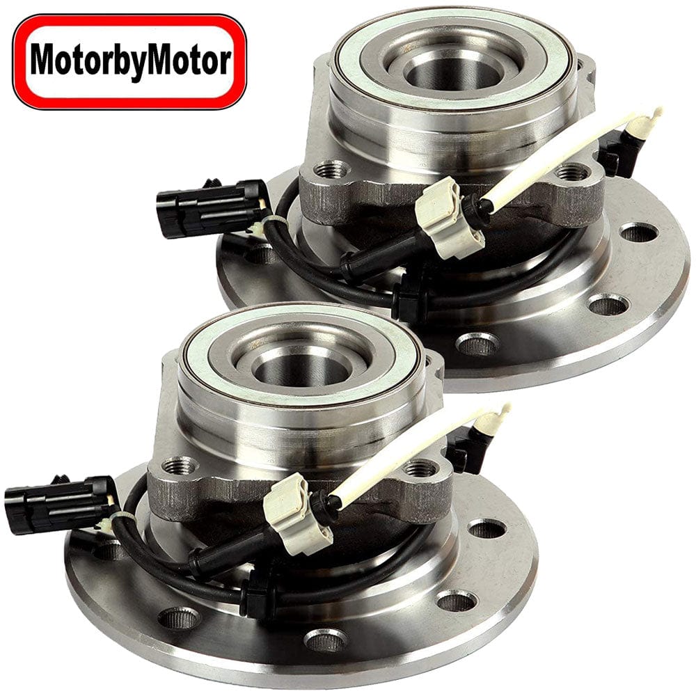 Chevrolet K1500 Front Wheel Bearing Hub Assembly, 8 Lugs 4WD w/ABS -- 515041 (2 Pack)