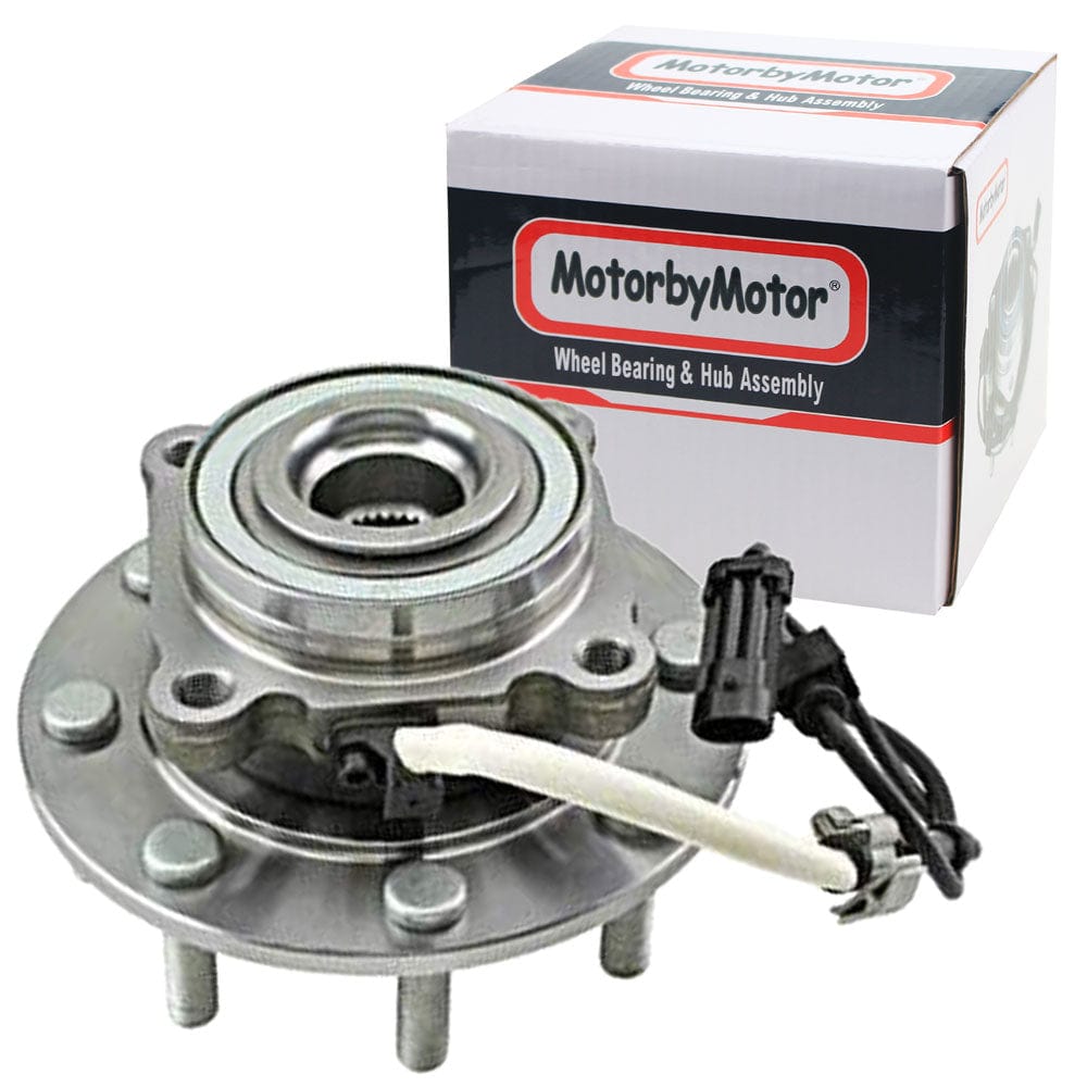 GMC Sierra 1500 Front Wheel Bearing Hub Assembly, 8 Lugs 2WD RWD w/ABS -- 515086 (2 Pack)