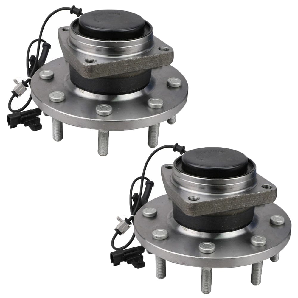 GMC Sierra 3500 HD Front Wheel Bearing Hub Assembly, 8 Lugs 2WD w/ABS -- 515147 (2 Pack)