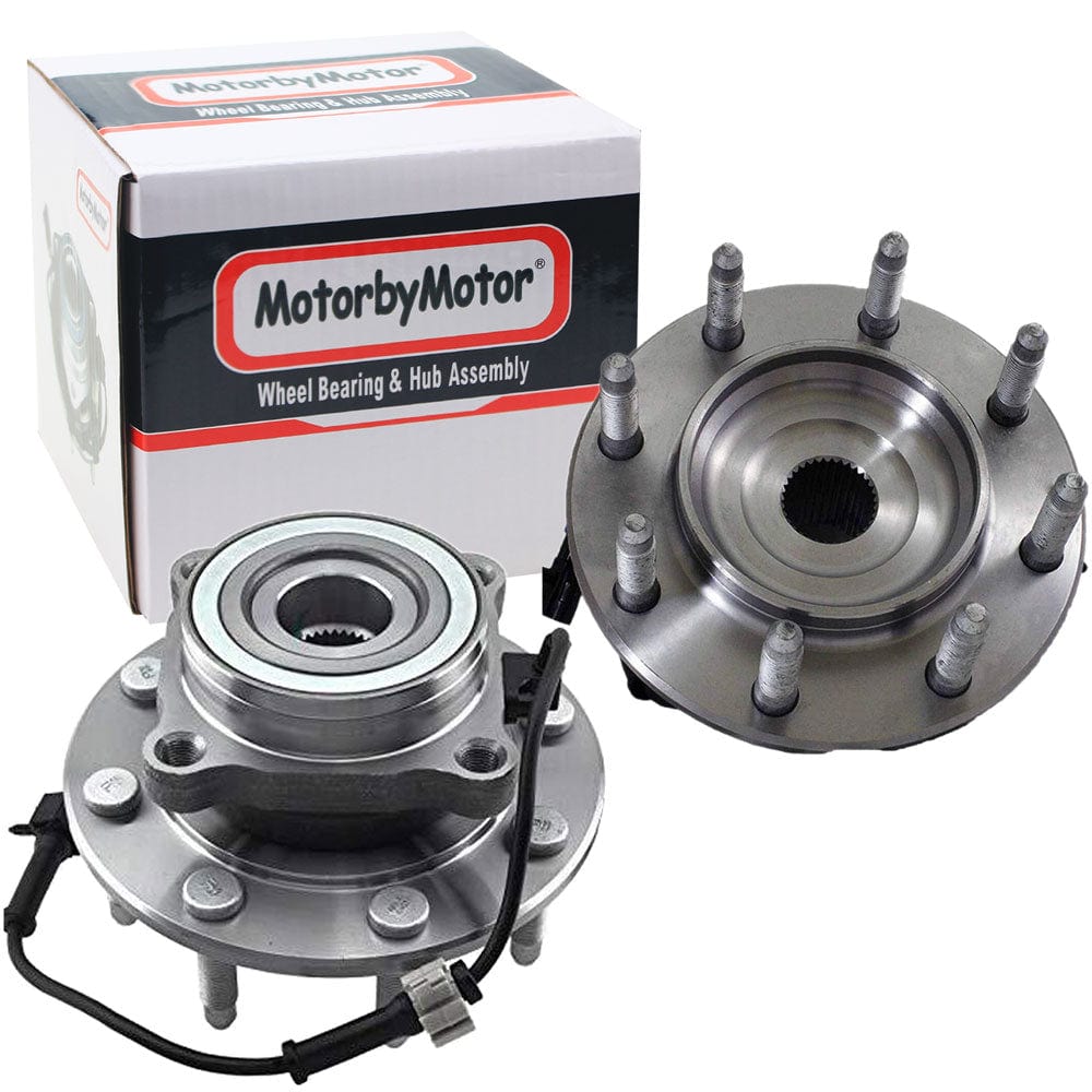 Chevrolet Avalanche 1500 Front Wheel Bearing Hub Assembly, 8 Lugs 4WD w/ABS -- 515058 (2 Pack)