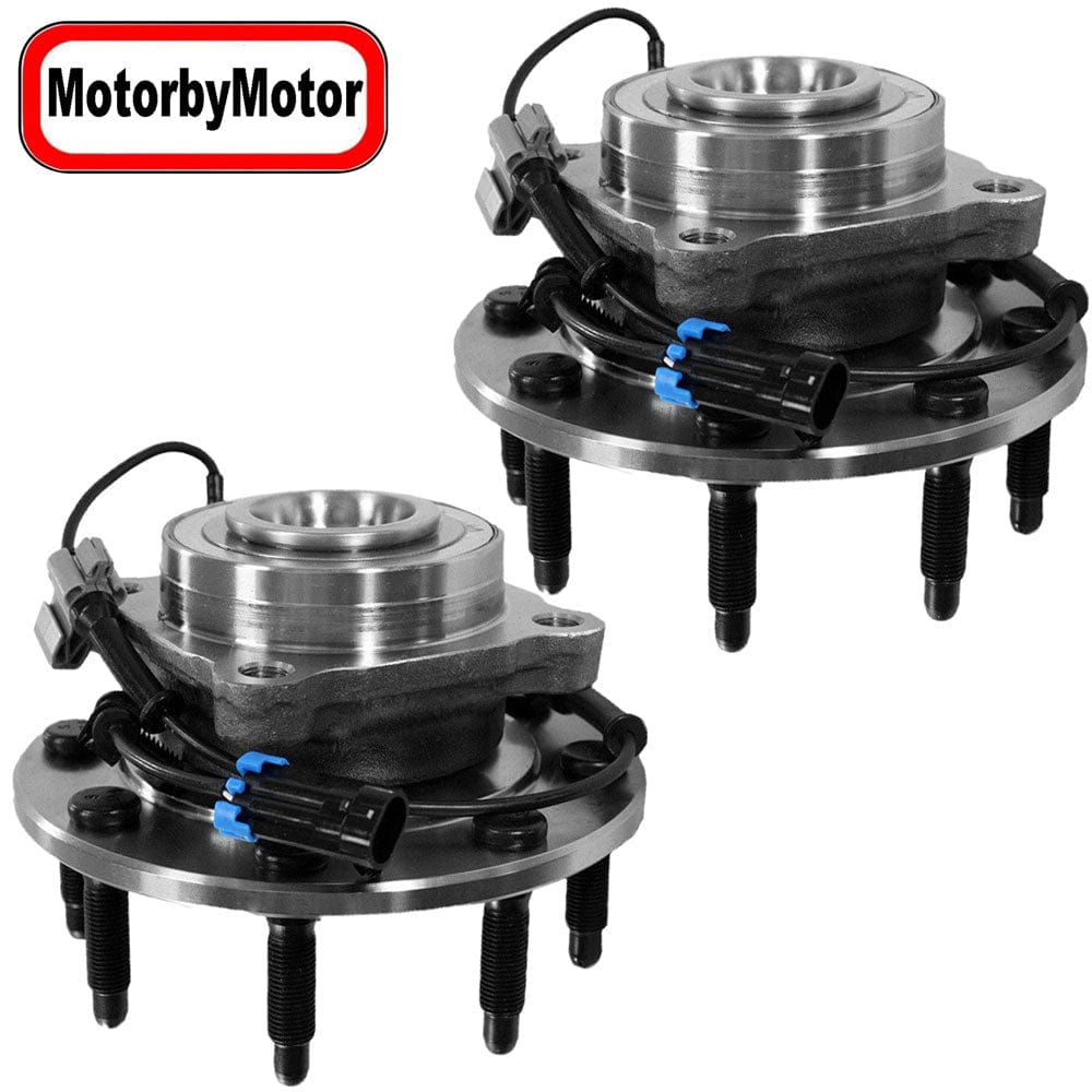 Chevrolet Silverado 2500 Front Wheel Bearing Hub Assembly, 8 Lugs w/ABS -- 515098 (2 Pack)