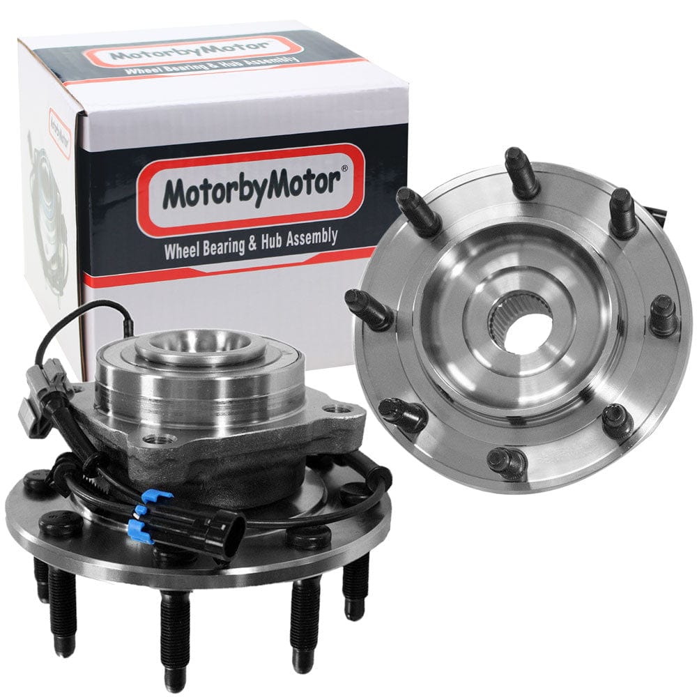 Chevrolet Silverado 2500 Front Wheel Bearing Hub Assembly, 8 Lugs w/ABS -- 515098 (2 Pack)