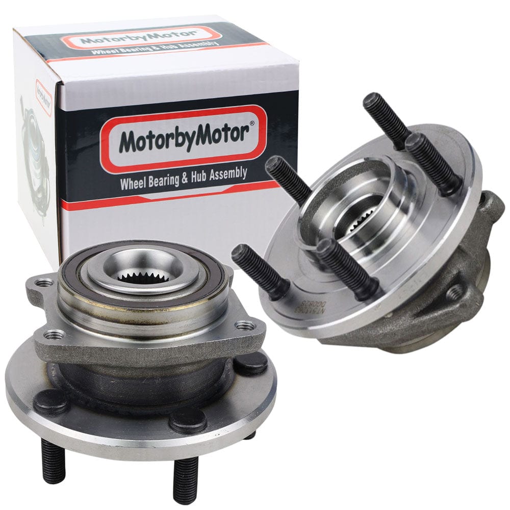 Chrysler 200 Front Wheel Bearing Hub Assembly, 5 Lugs w/ABS - 513263 (2 Pack)