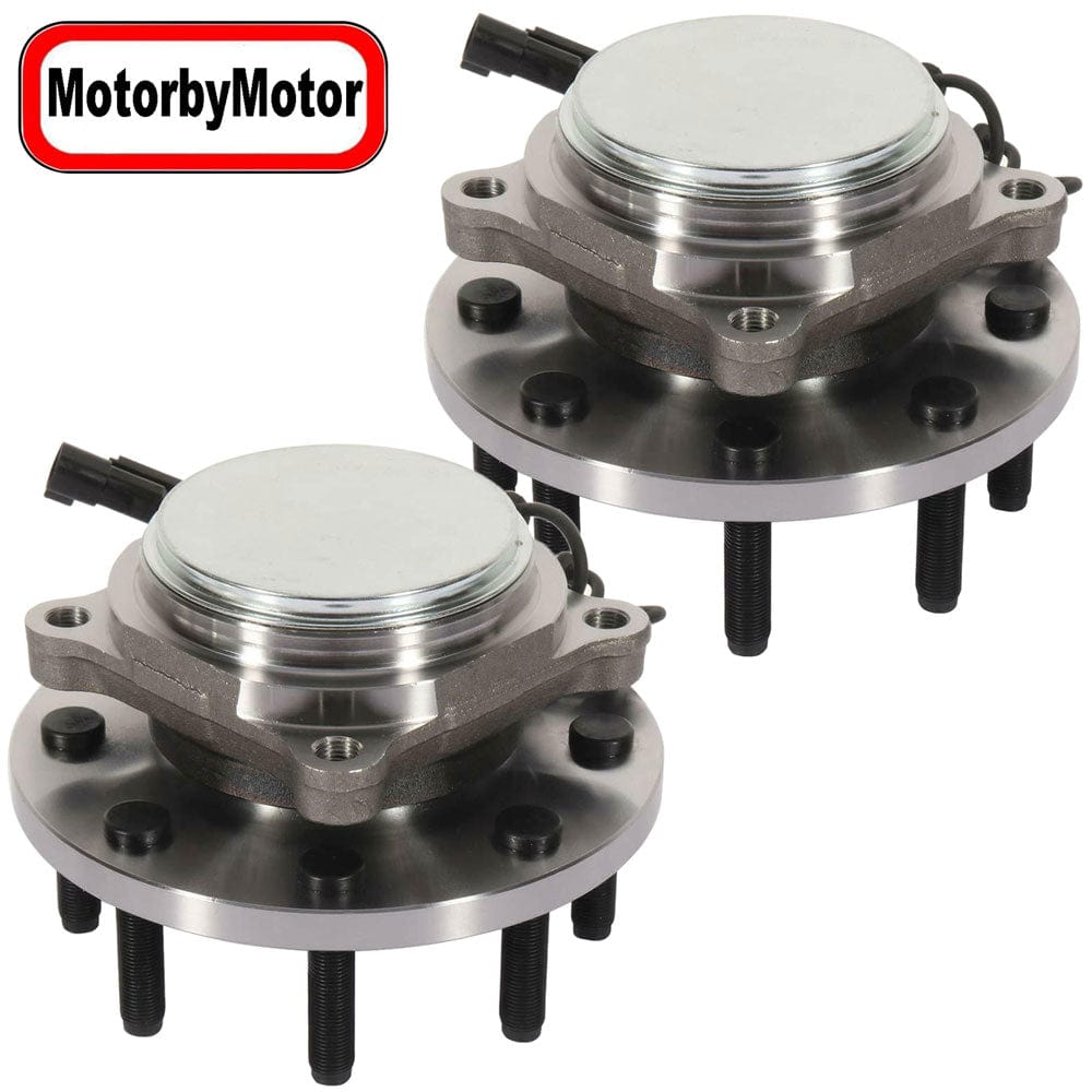 Dodge Ram 2500 Front Wheel Bearing Hub Assembly, 8 Lugs 2WD RWD w/ABS -- 515123 (2 Pack)