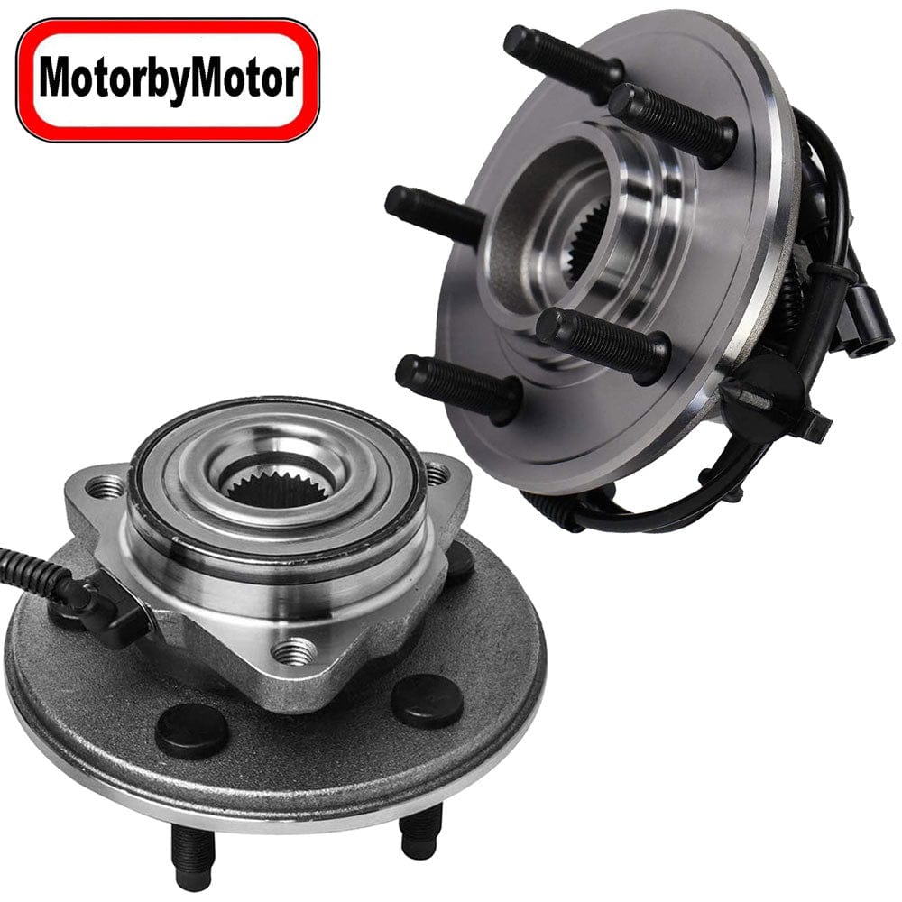 Ford Explorer Front Wheel Bearing Hub Assembly, 5 Lugs w/ABS -- 515050 (2 Pack)