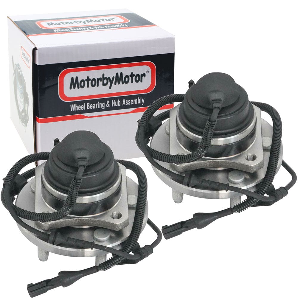 Lincoln Town Car Front Wheel Bearing Hub Assembly, 5 Lugs RWD w/ABS - 513230 (2 Pack)