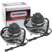 Lincoln Town Car Front Wheel Bearing Hub Assembly, 5 Lugs RWD w/ABS - 513230 (2 Pack)
