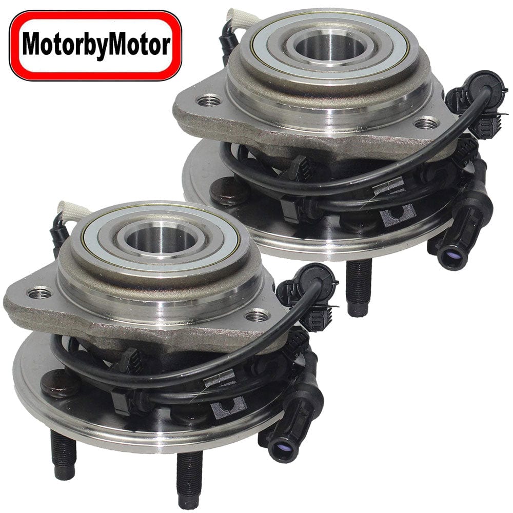 Ford Ranger Front Wheel Bearing Hub Assembly, 5 Lugs 4WD w/ABS -- 515051 (2 Pack)