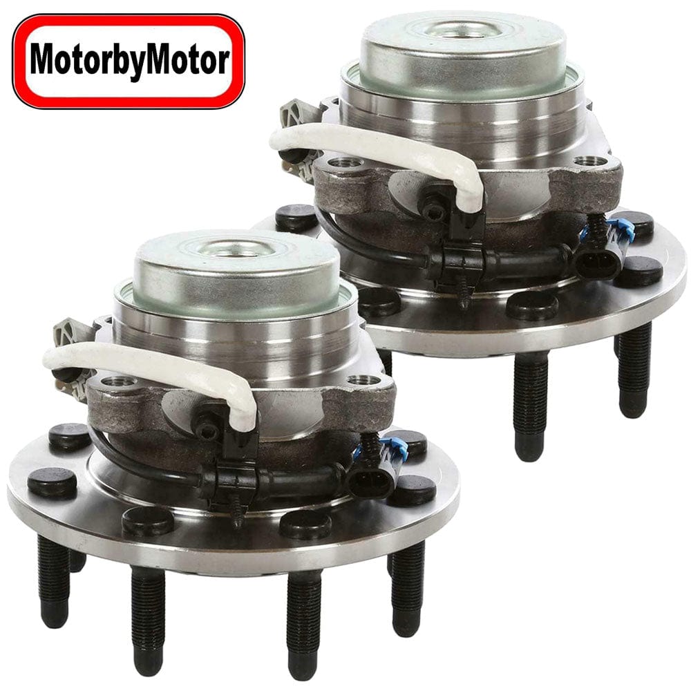 Chevrolet Express 2500 Front Wheel Bearing Hub Assembly, 8 Lugs RWD w/ABS -- 515059 (2 Pack)