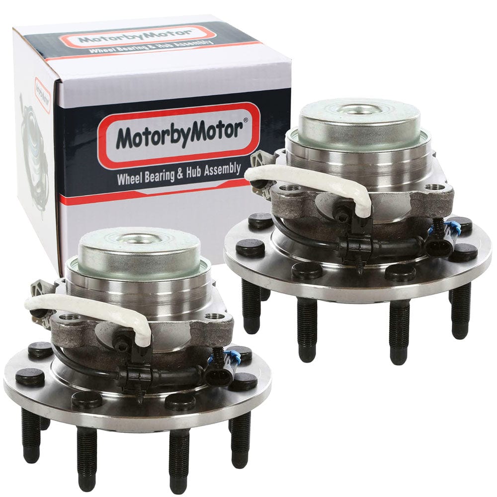 Chevrolet Express 2500 Front Wheel Bearing Hub Assembly, 8 Lugs RWD w/ABS -- 515059 (2 Pack)