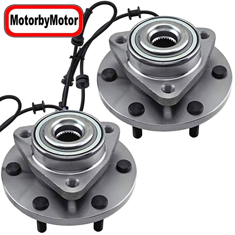 Nissan Armada Front Wheel Bearing Hub Assembly, 6 Lugs 2WD RWD w/ABS -- 515124 (2 Pack)