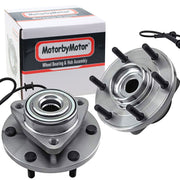Nissan Armada Front Wheel Bearing Hub Assembly, 6 Lugs 2WD RWD w/ABS -- 515124 (2 Pack)