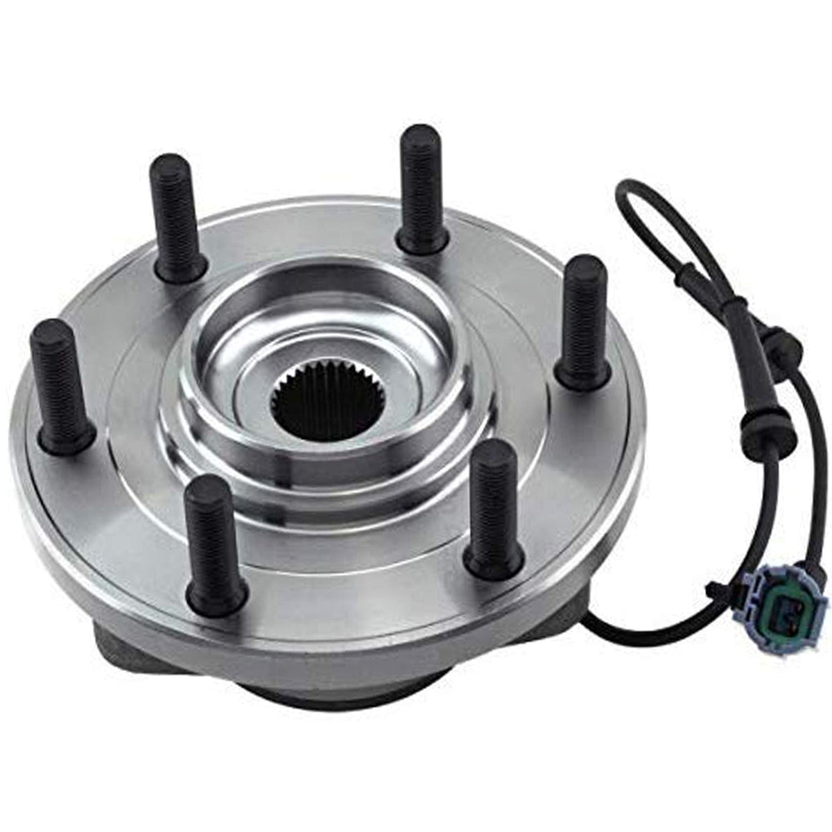 Nissan Armada Front Wheel Bearing Hub Assembly, 6 Lugs 2WD RWD w/ABS -- 515124 (2 Pack)