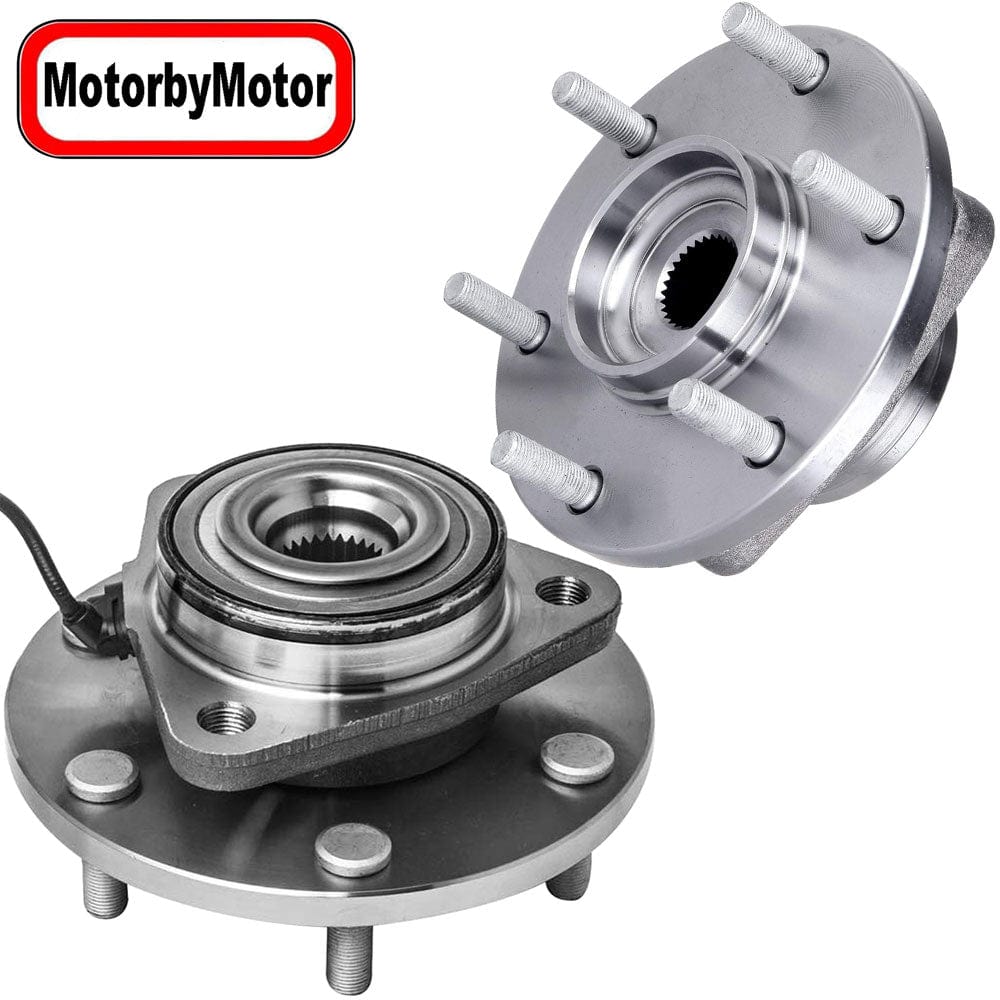 Infiniti QX56 Front Wheel Bearing Hub Assembly, 6 Lugs w/ABS -- 515066 (2 Pack)