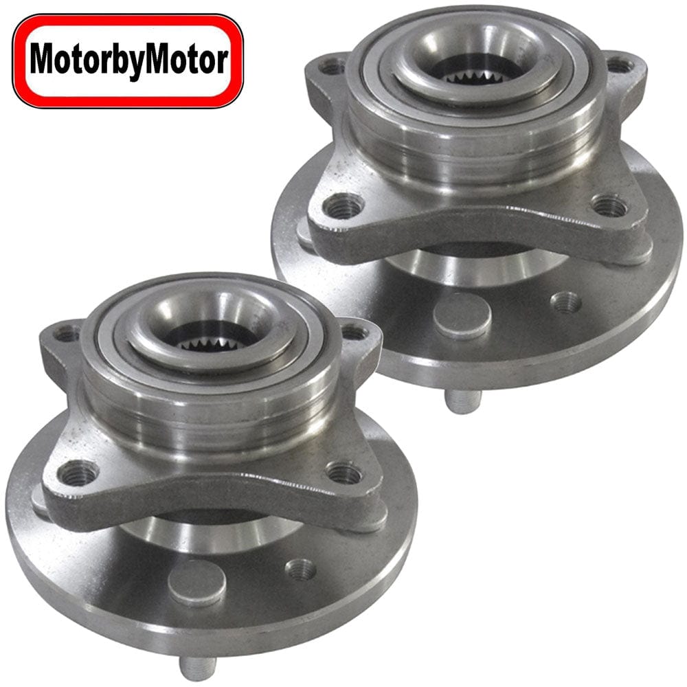 Land Rover LR3 Front Wheel Bearing Hub Assembly, 5 Lugs -- 515067 (2 Pack)