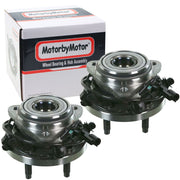 Ford Ranger Front Wheel Bearing Hub Assembly, 5 Lugs AWD 4WD w/ABS -- 515052 (2 Pack)