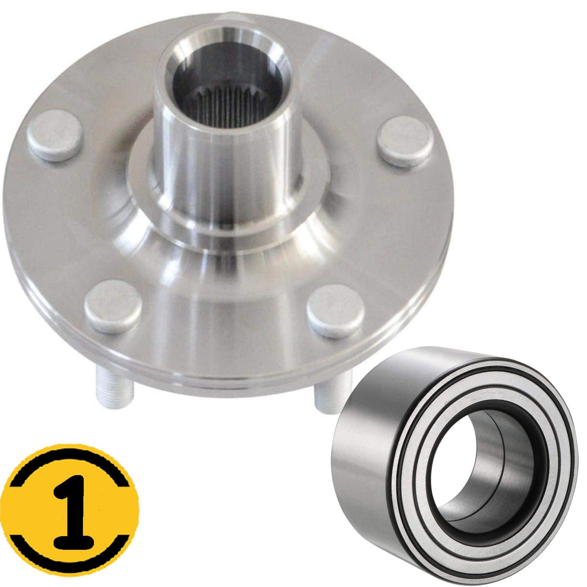 Mazda CX-7 Front Wheel Bearing Hub Assembly 2007-2012, 5 Lugs - 510063