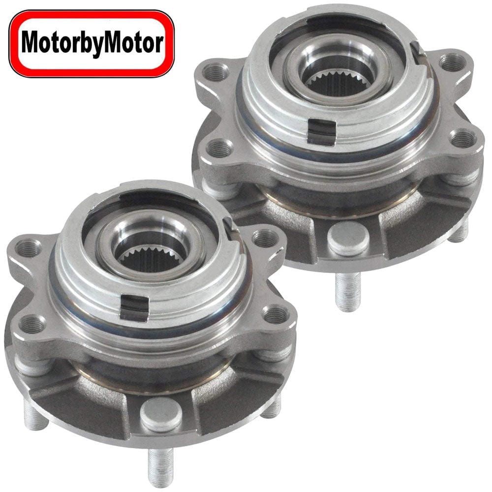 Nissan Quest Front Wheel Bearing Hub Assembly, 5 Lugs - 513310 (2 Pack)