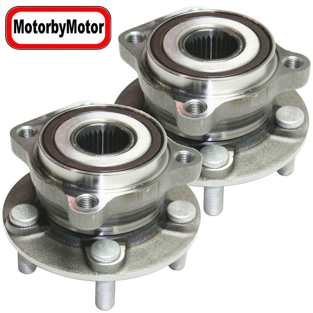 Subaru Forester Front Wheel Bearing Hub Assembly, 5 Lugs w/ABS -- 513303 (2 Pack)