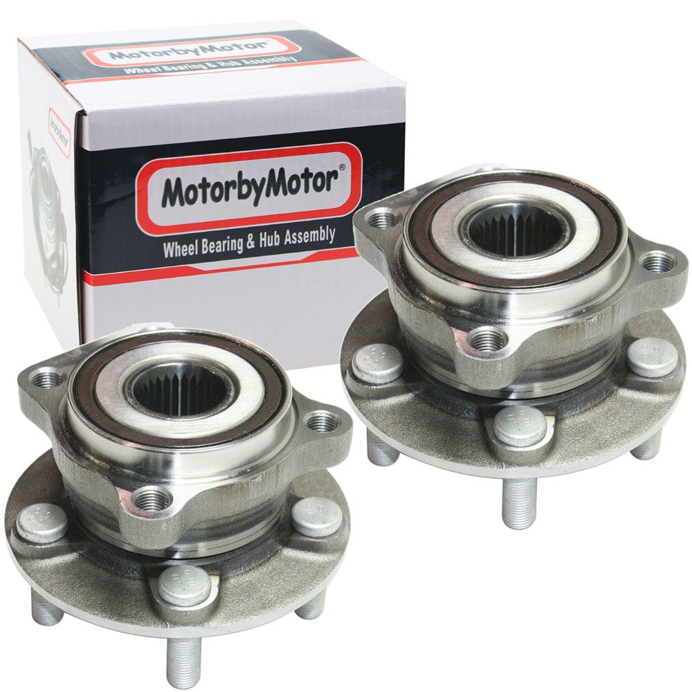 Subaru Forester Front Wheel Bearing Hub Assembly, 5 Lugs w/ABS -- 513303 (2 Pack)