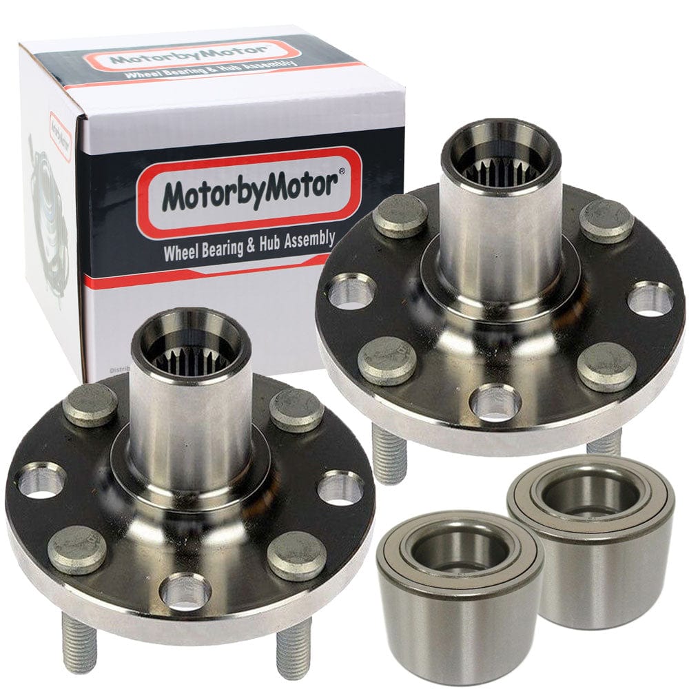 Toyota Corolla Front Wheel Bearing Hub Assembly 5 Lugs - 510070 (2 Pack)