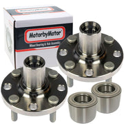 Toyota Corolla Front Wheel Bearing Hub Assembly 5 Lugs - 510070 (2 Pack)