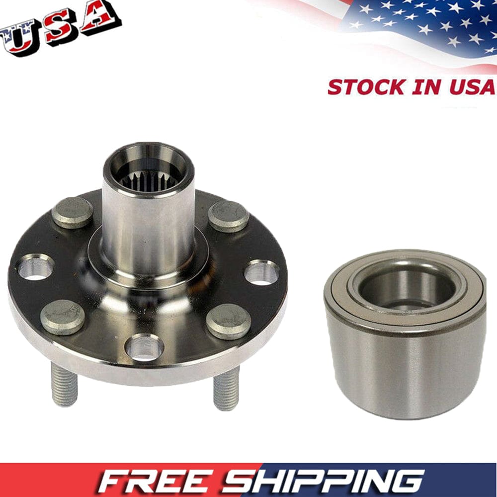 Toyota Corolla Front Wheel Bearing Hub Assembly 5 Lugs - 510070 (2 Pack)