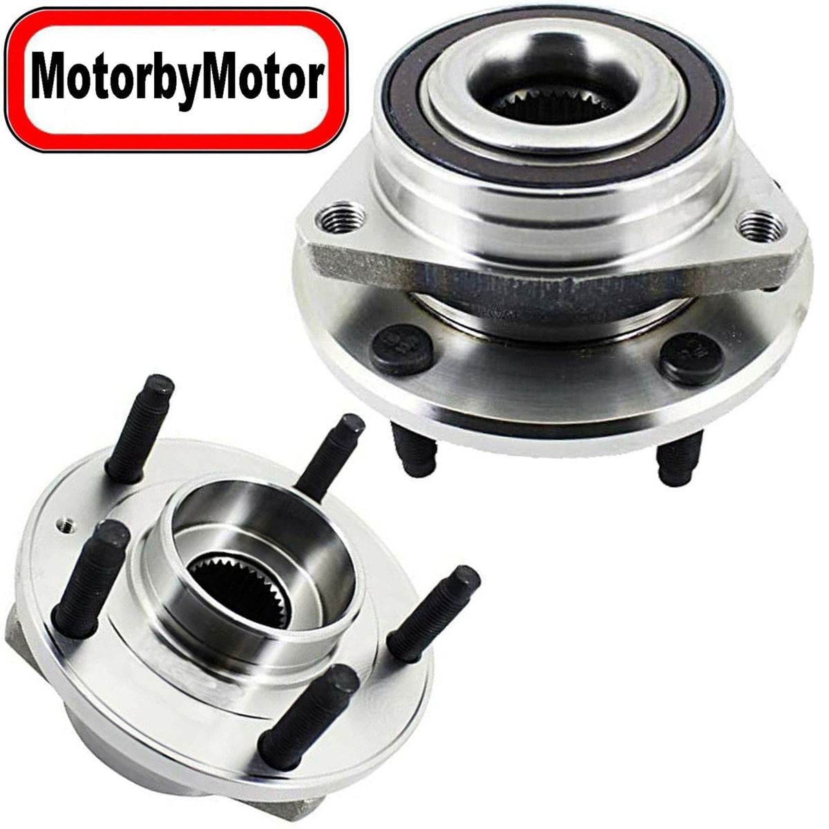 Ford F-250 F-350 Super Duty Front Wheel Bearing Hub Assembly, 8 Lugs w/ABS -- 515021 (2 Pack)