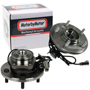 Chrysler Pacifica Front Wheel Bearing Hub Assembly, 5 Lugs w/ABS -- 513201 (2 Pack)