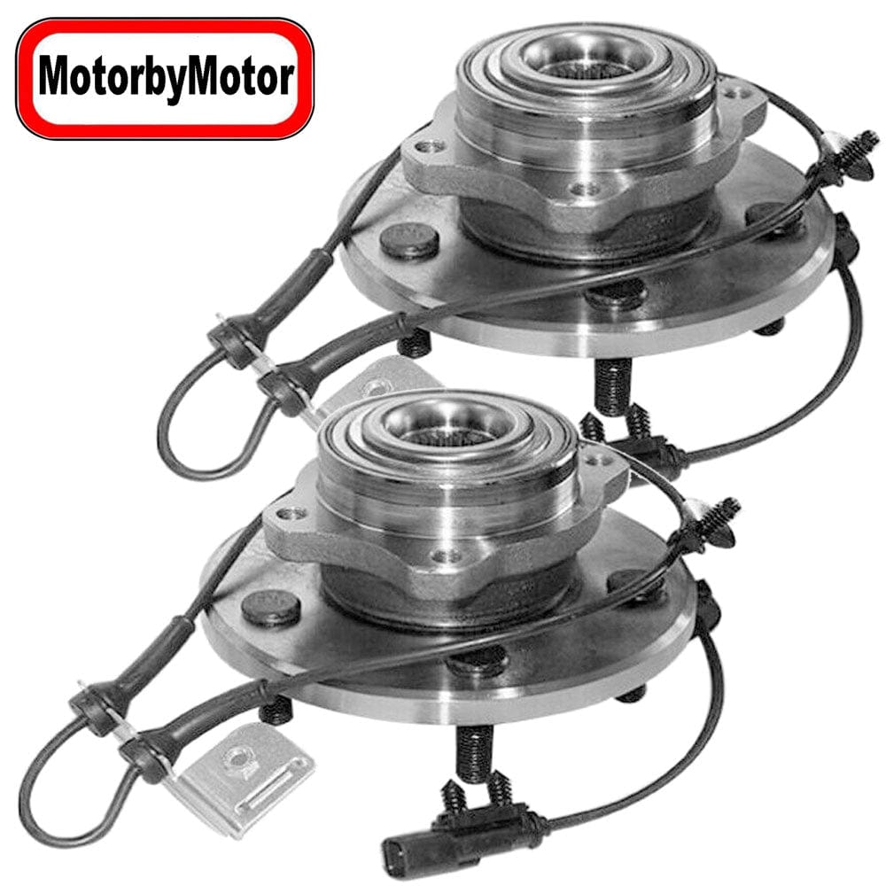 Chrysler Pacifica Front Wheel Bearing Hub Assembly, 5 Lugs w/ABS -- 513261 (2 Pack)