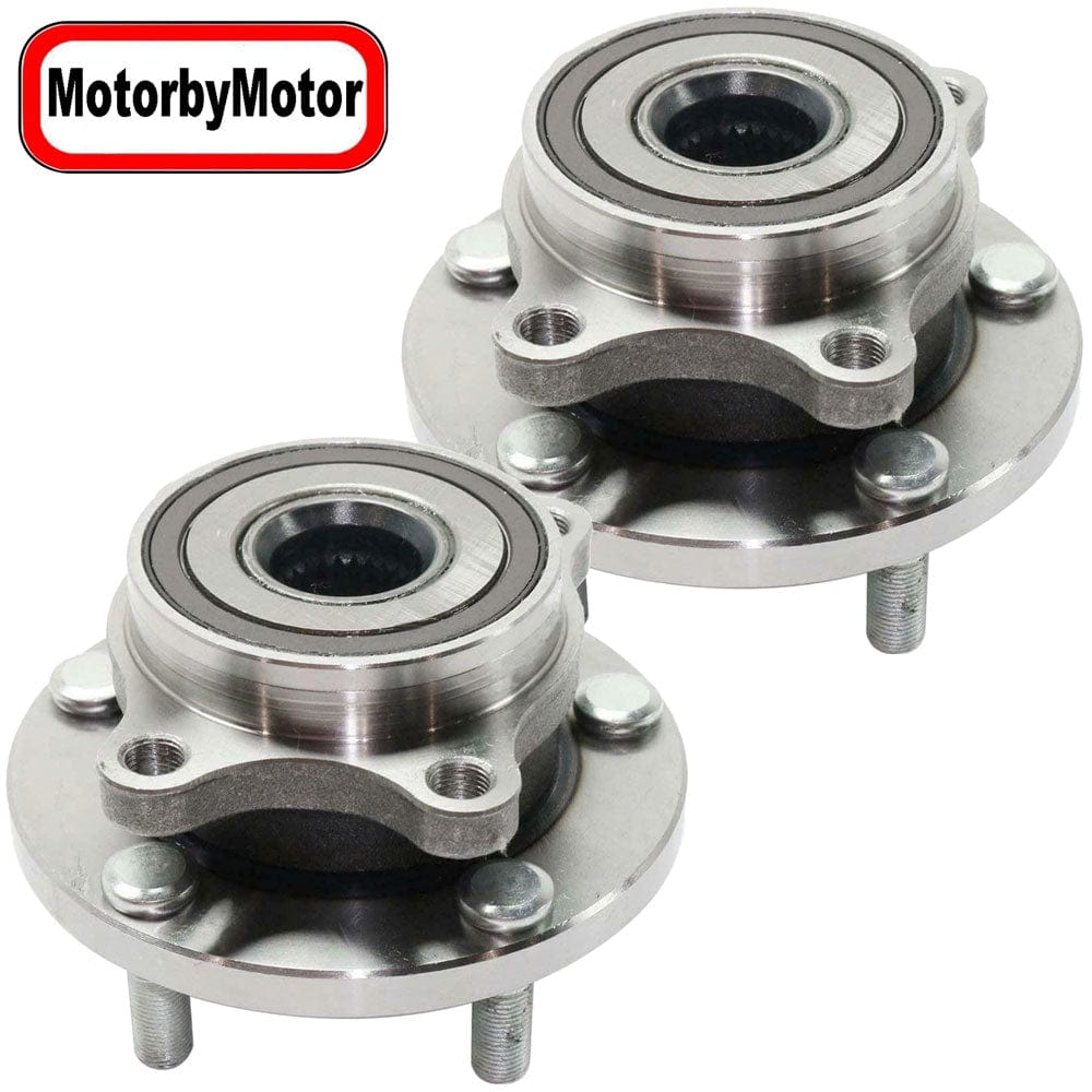 Subaru Impreza Front Wheel Bearing Hub Assembly, 5 Lugs - 513358 (2 Pack)