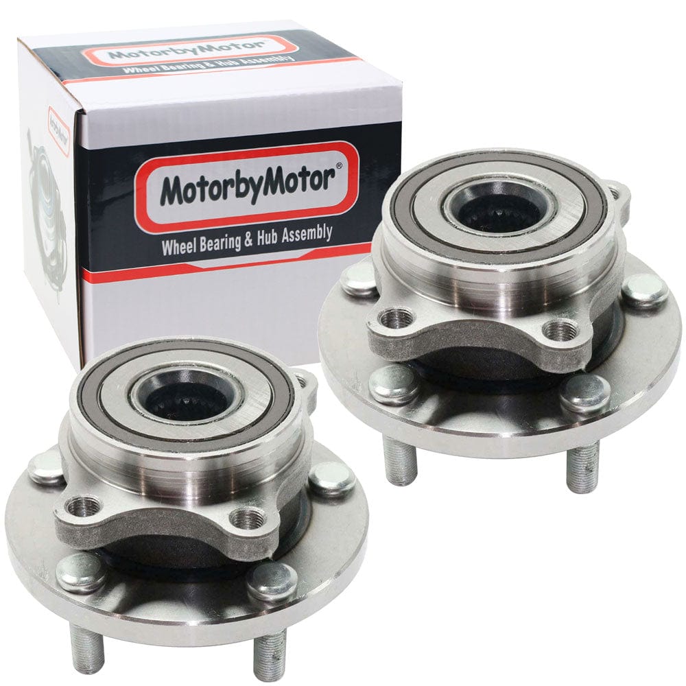 Subaru Impreza Front Wheel Bearing Hub Assembly, 5 Lugs - 513358 (2 Pack)