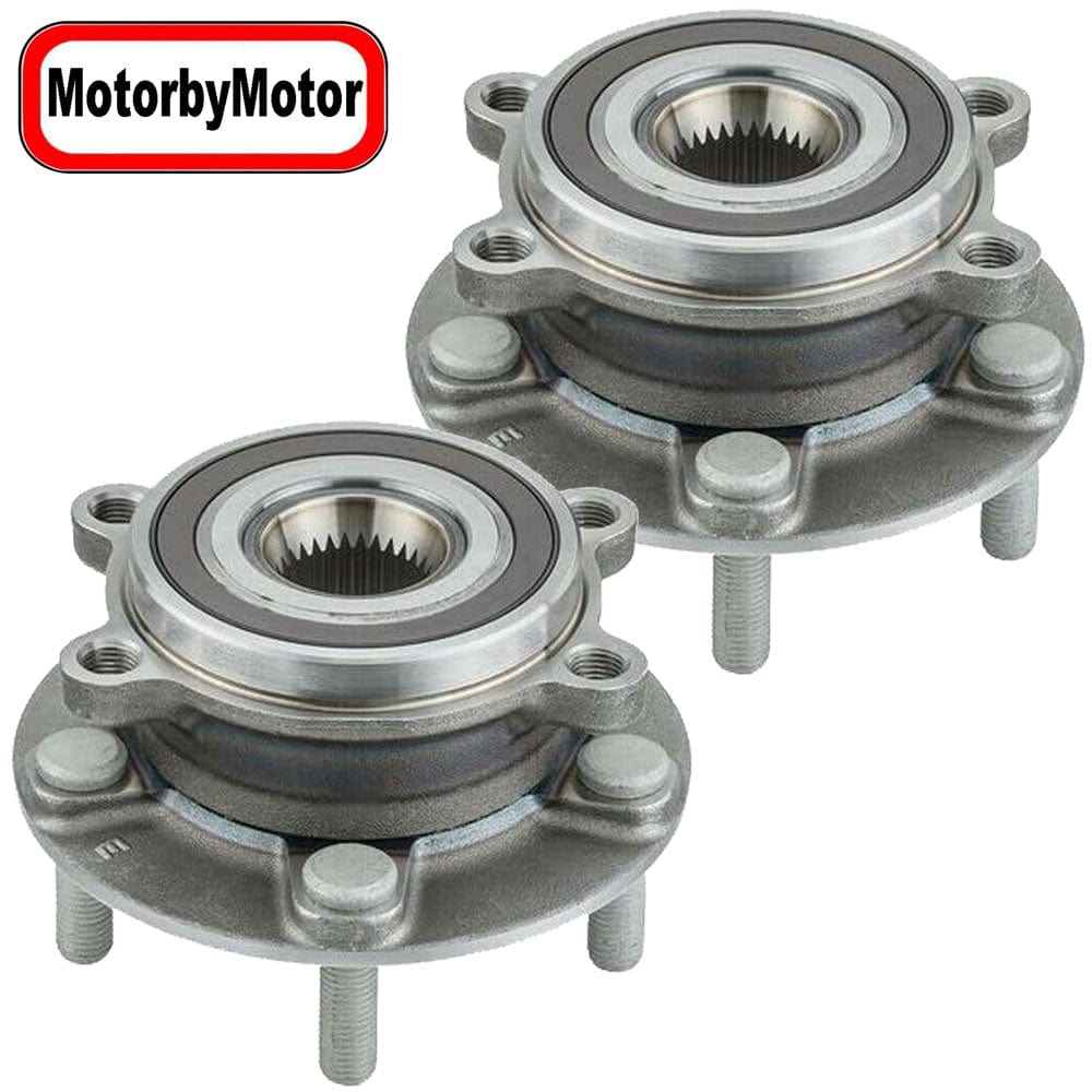 Mazda 6 Front Wheel Bearing Hub Assembly, 5 Lugs - 513347 (2 Pack)