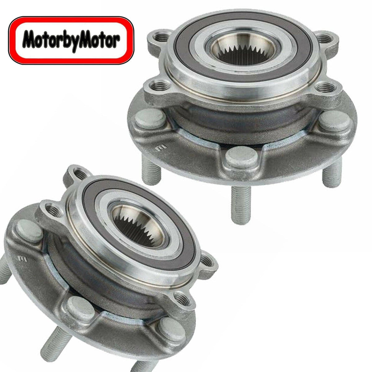 Mazda 6 Front Wheel Bearing Hub Assembly, 5 Lugs - 513347 (2 Pack)