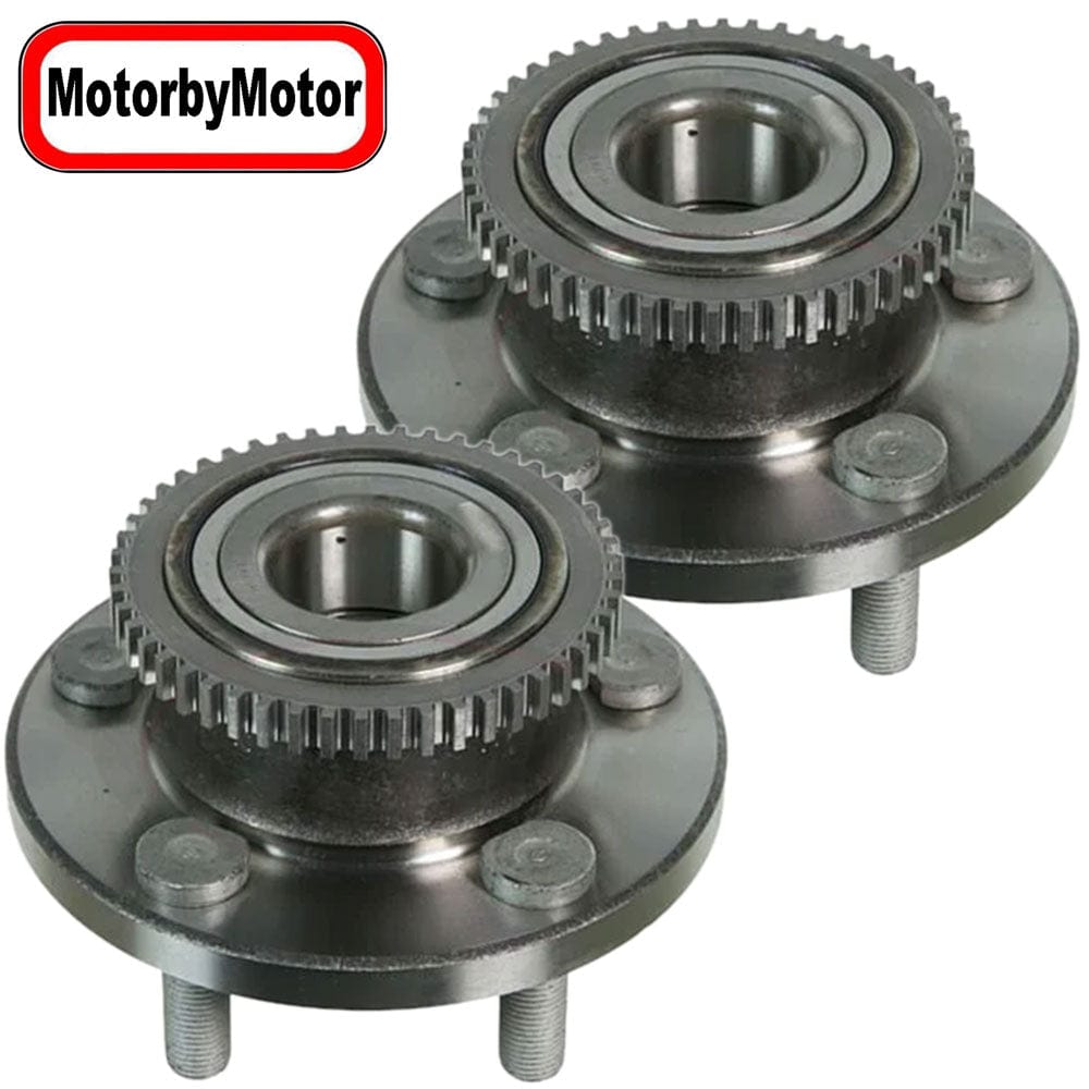 Ford Mustang Front Wheel Bearing Hub Assembly, 5 Lugs (2.3L / 3.7L / 5.0L GT) -- 513346 (2 Pack)