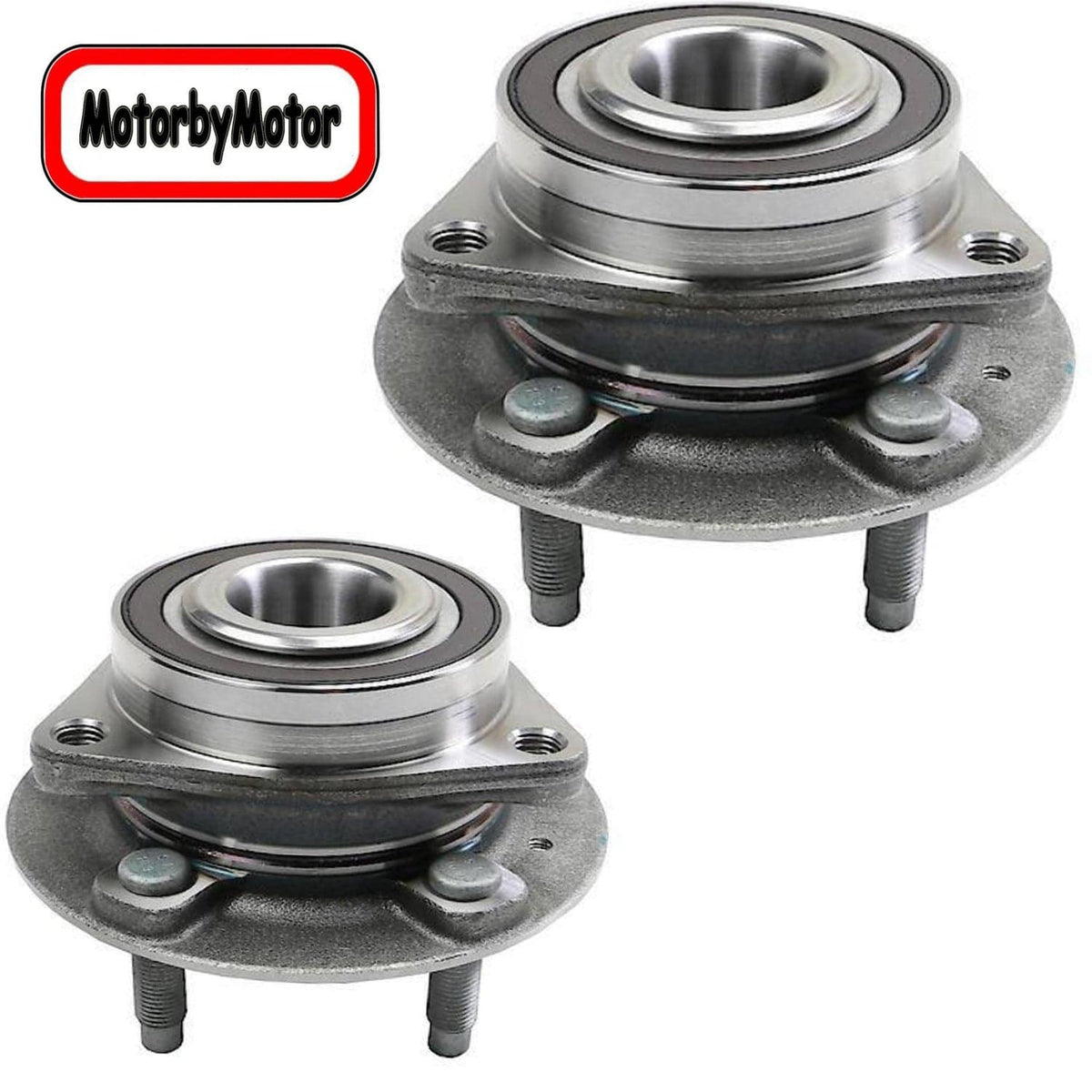 Buick Cascada Front Wheel Bearing Hub Assembly, 5 Lugs -- 513398 (2 Pack)