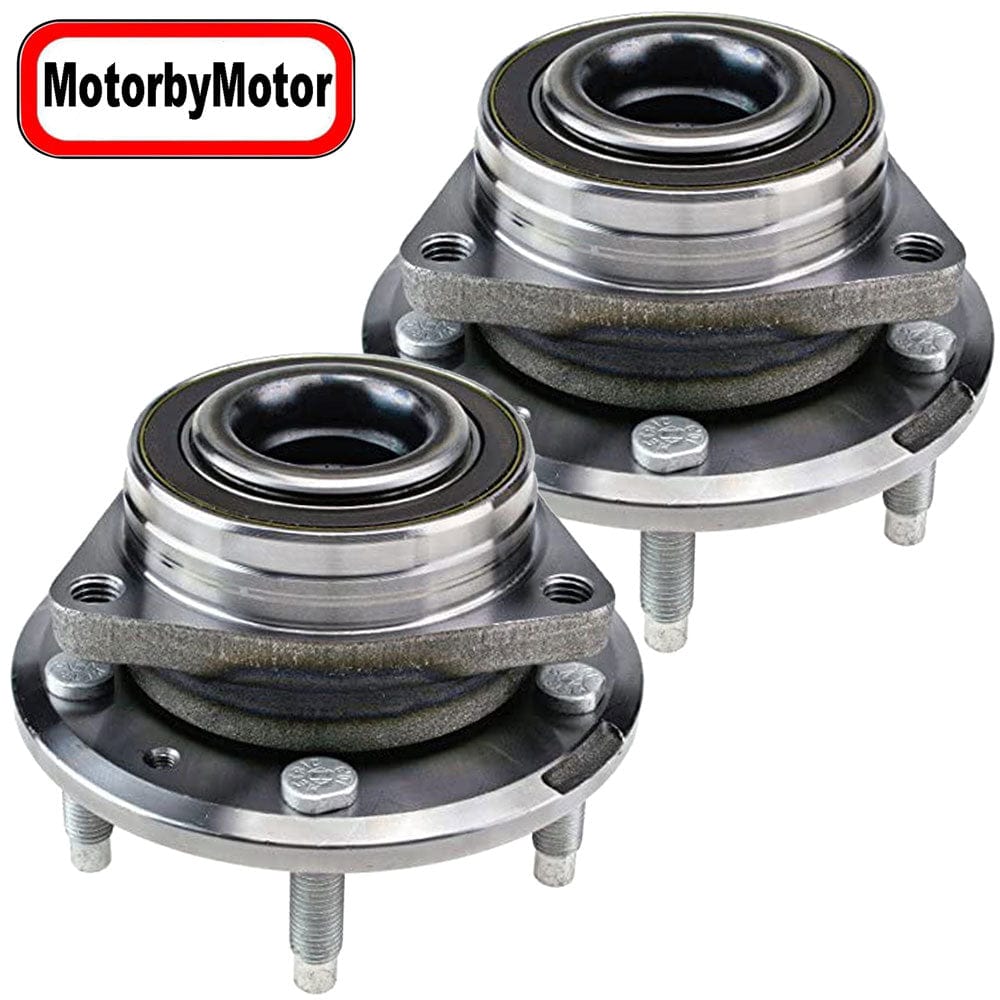 Buick Cascada Front Wheel Bearing Hub Assembly, 5 Lugs AWD - 513316 (2 Pack)