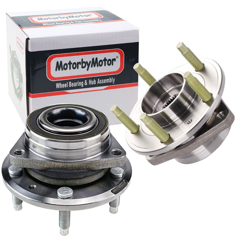 Buick Cascada Front Wheel Bearing Hub Assembly, 5 Lugs AWD - 513316 (2 Pack)