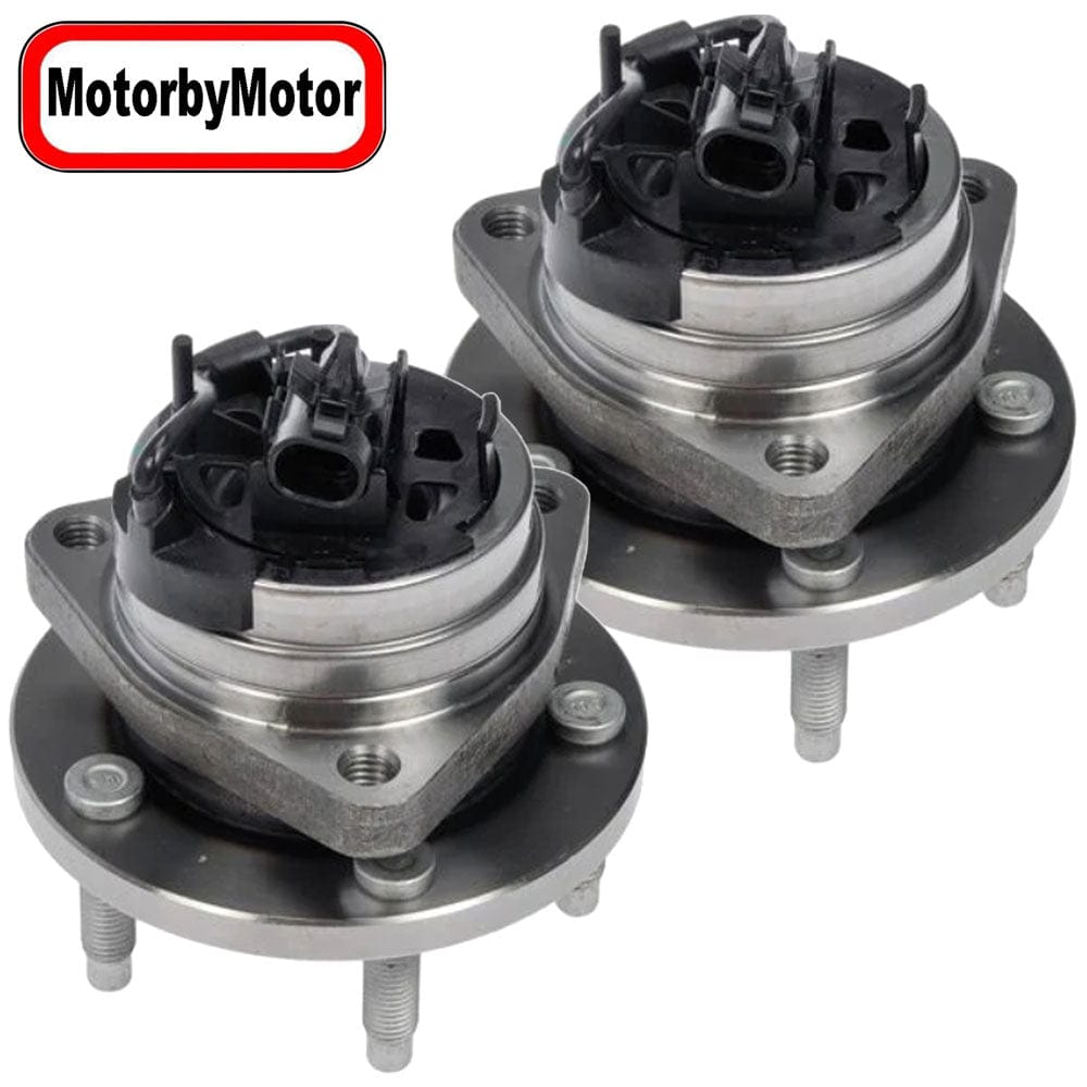 Lincoln Town Car Front Wheel Bearing Hub Assembly, 5 Lugs RWD w/ABS - 513230 (2 Pack)