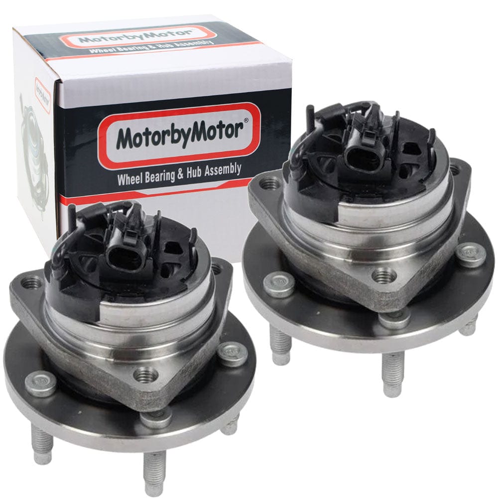 Lincoln Town Car Front Wheel Bearing Hub Assembly, 5 Lugs RWD w/ABS - 513230 (2 Pack)