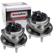 Lincoln Town Car Front Wheel Bearing Hub Assembly, 5 Lugs RWD w/ABS - 513230 (2 Pack)