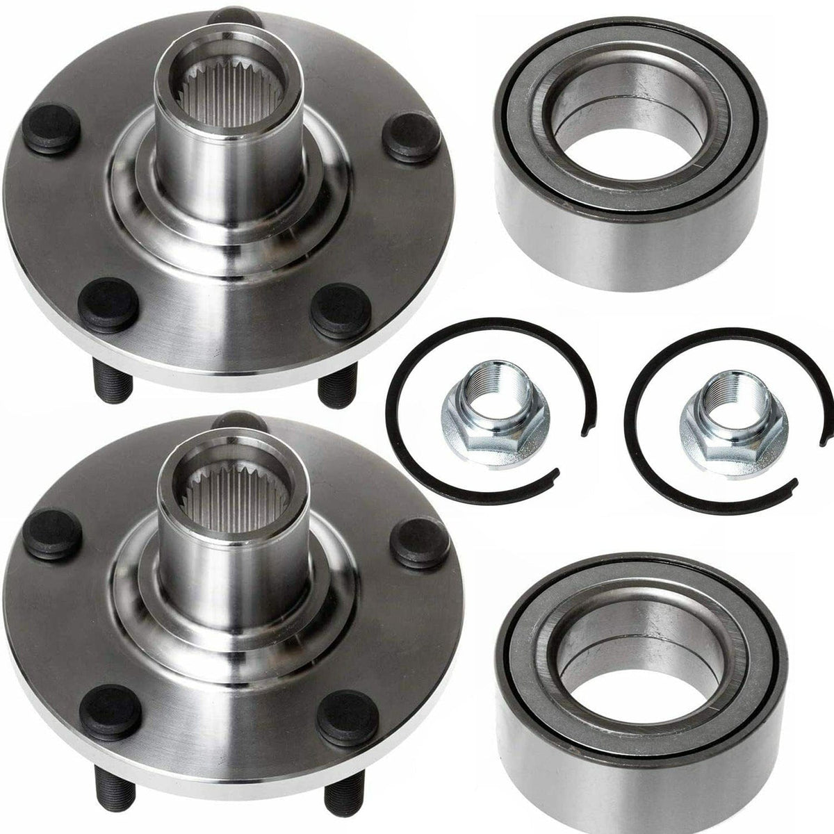 Infiniti I30 Front Wheel Hub Bearing 5 Lug 518516 (2pcs)