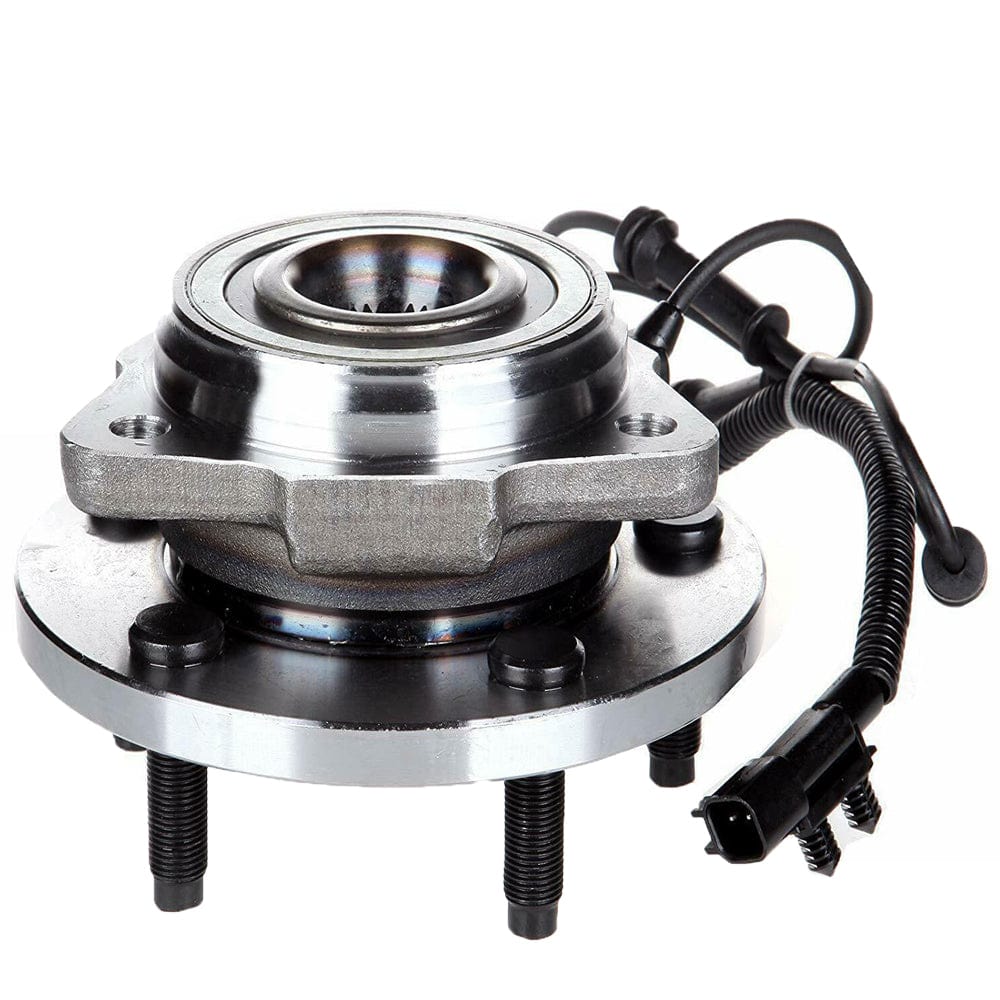 Jeep Wrangler Front Wheel Bearing Hub Assembly, 5 Lugs w/ABS 2WD/4WD - 513272 (2 Pack)