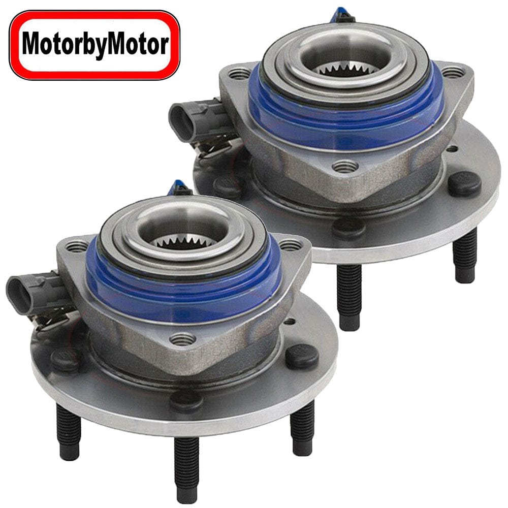 Buick Century Front Wheel Bearing Hub Assembly, 5 Lugs w/ABS - 513121 (2 Pack)