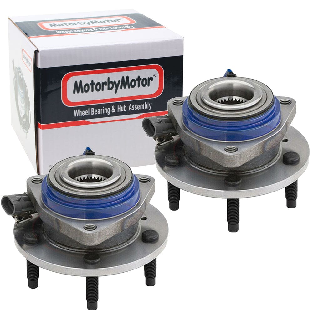 Buick Century Front Wheel Bearing Hub Assembly, 5 Lugs w/ABS - 513121 (2 Pack)