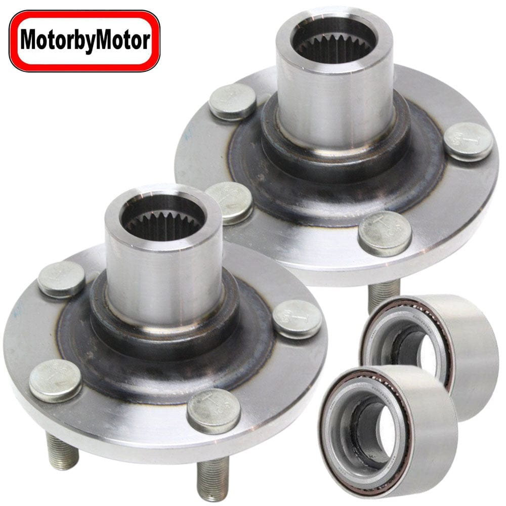 Subaru Forester Front Wheel Bearing Hub Assembly 5 Lugs - 517008 (2 Pack)