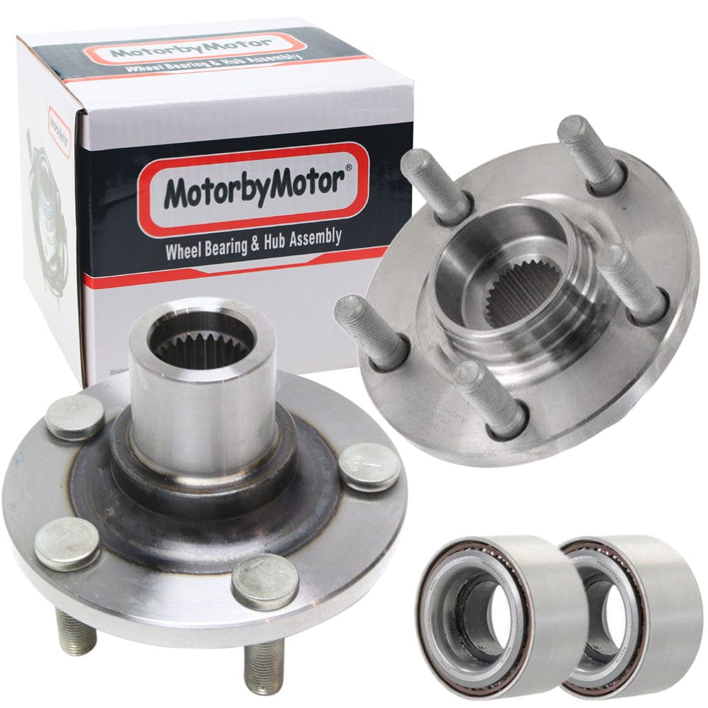 Subaru Forester Front Wheel Bearing Hub Assembly 5 Lugs - 517008 (2 Pack)