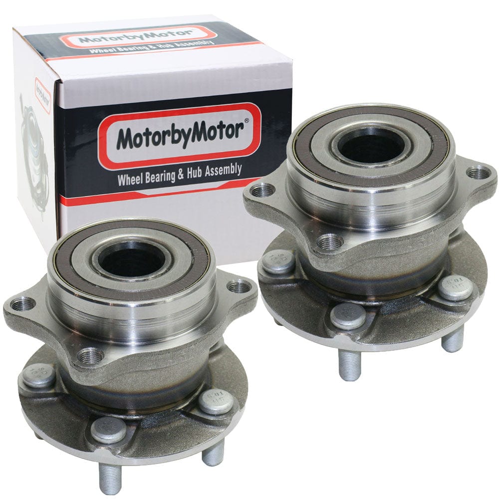 Subaru Impreza Rear Wheel Bearing Hub Assembly w/ABS, 5 Lugs - 512401 (2 Pack)